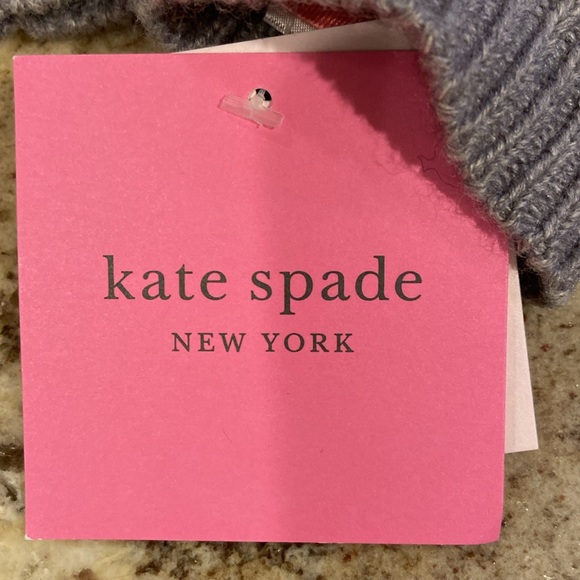 NWT KATE SPADE FLOCKED SPADE GLOVES - Picture 2 of 8